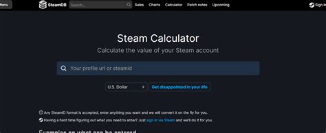 steamdb calculator|Steam Calculator and SteamID Finder · SteamDB.